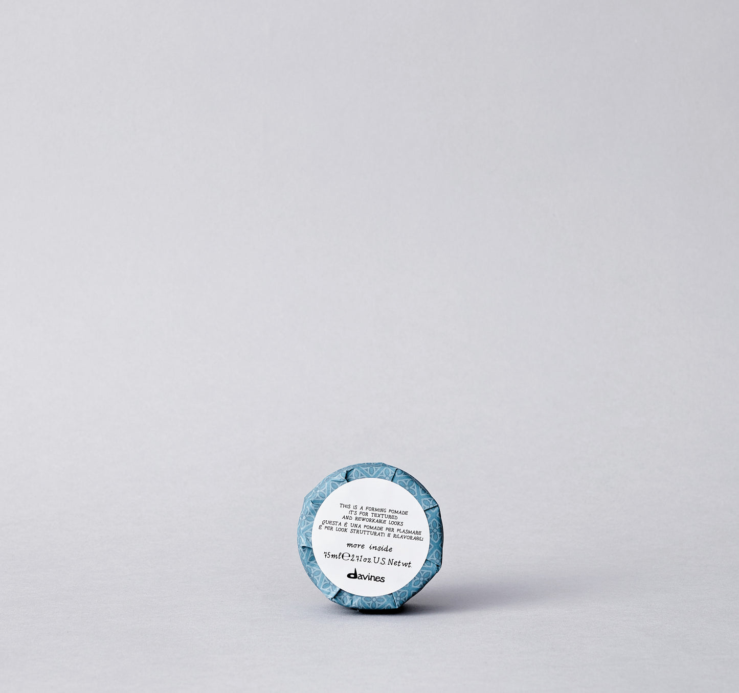 The Forming Pomade is designed for creating workable texture, particularly in short haircuts. It is a lightweight formula that allows you to style and rework your hair, without any sticky or greasy residue.