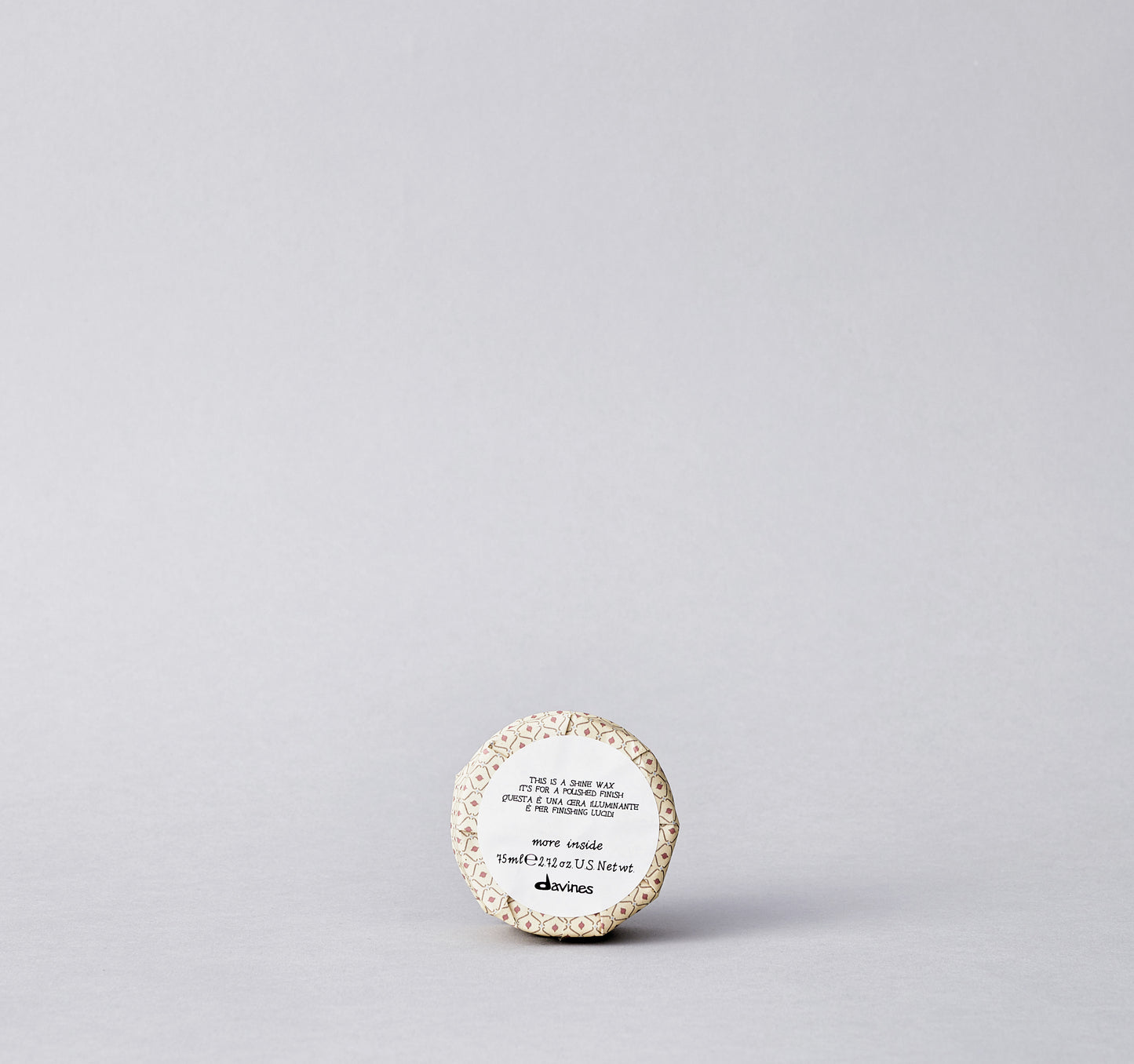 The Shine Wax is designed for creating glossy and sleek, structured styles. It is is a light-hold, creamy wax to polish a slicked-back look or up-do without leaving the hair sticky or weighted.