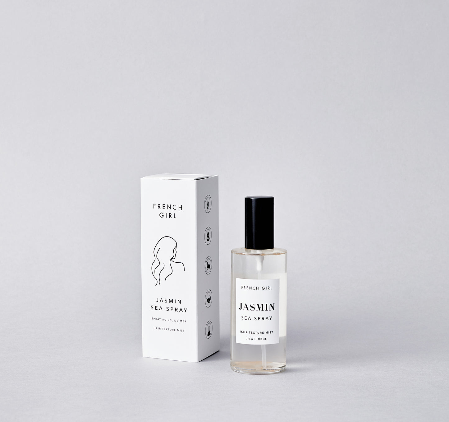 A texturizing spray made with a variety of salts and nourishing essential oils to leave the hair with an effortless beachy look and a soft, touchable feel. With the subtle, exotic smell of Jasmin.