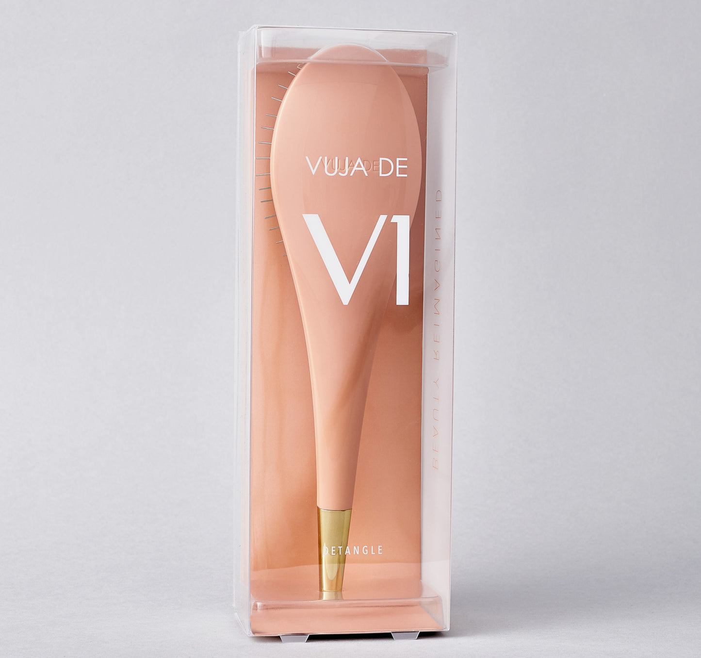 The nub free, ultra-smooth, stainless-steel bristles of this detangling brush are ideal for all hair types, wet and dry. They are delicate enough for fine, fragile, or color treated hair, strong enough for coarse, thick, or curly hair, as they gently stimulate the scalp to promote circulation and hair growth.