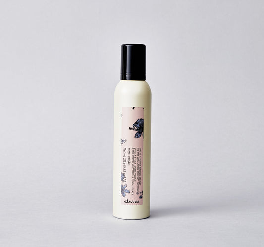 For adding airy volume to any type of hair. The Volume-Boosting Mousse is creamy with a snow-like texture, perfect for giving your hair light and natural-looking body.
