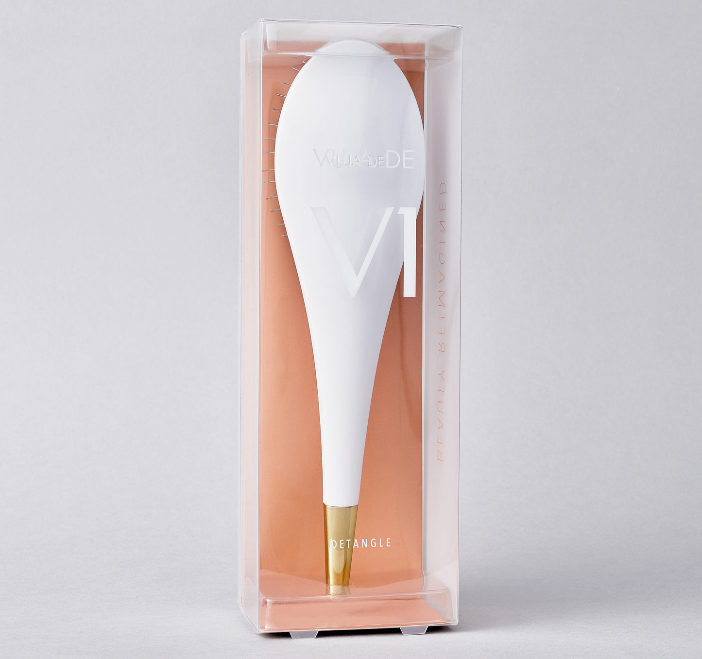 The nub free, ultra-smooth, stainless-steel bristles of this detangling brush are ideal for all hair types, wet and dry. They are delicate enough for fine, fragile, or color treated hair, strong enough for coarse, thick, or curly hair, as they gently stimulate the scalp to promote circulation and hair growth.